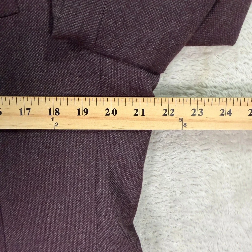 Jos A Bank Mens 42R Tailored Fit Blazer Signature Collection Plum Purple Wool